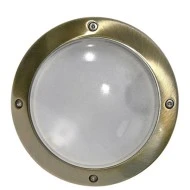 Φωτιστικό πλαφονιέρα αντικέ για λάμπα GX53 230V στρογγυλό αλουμινίου στεγανό IP54