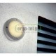 Φωτιστικό πλαφονιέρα γκρι για λάμπα GX53 230V στρογγυλό αλουμινίου στεγανό IP54