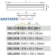 Φωτιστικό σκαφάκι κενό για 1 λάμπα LED T8 120cm χωρίς ανταυγαστήρα με τροφοδοσία στα 2 άκρα
