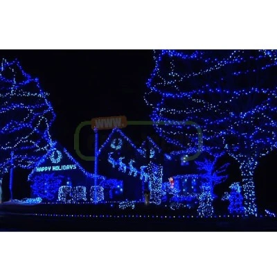 Φωτοσωλήνας led στρογγυλός μπλε φως 10m 3W/m σε συσκευασία πλήρης με μηχανισμό