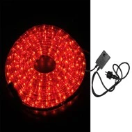 Φωτοσωλήνας neon στρογγυλός κόκκινο φως 10m 36λαμπάκια/m σε συσκευασία πλήρης με μηχανισμό