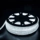 Φωτοσωλήνας led πλακέ διάφανος ψυχρό φως 230V 72led/m 3,5W/m για κρυφό φωτισμό ντιμαριζόμενος