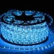 Φωτοσωλήνας led στρογγυλός μπλε φως 24V AC/DC 48led/m 1W/m για κρυφό φωτισμό