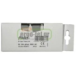Φυσίγγια κυλινδρικά DIAZED gG-gL DII Ε27 10Α πορσελάνης FREDER