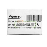 Φυσίγγια κυλινδρικά NEOZED gL/Gg DO1 E14 10Α πορσελάνης FREDER