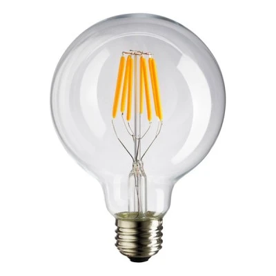 Λάμπα led filament globe E27 G80 8W 230V AC 2700k θερμό λευκό φως 890lm δέσμης 360° Λάμπα led filament globe E27 G80 8W 230V AC 2700k θερμό λευκό φως 890lm δέσμης 360°