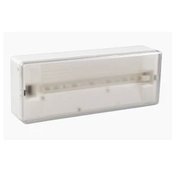 Φωτιστικό ασφαλείας Olympia GR-108/12L/90 με 12 LED 2.5W 1.5h συνεχούς /μη συνεχούς λειτουργίας