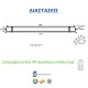 Led γραμμικό φωτιστικό 710mm 18W 4000k ενδιάμεσο λευκό φως 230VAC 1570lm χωρίς διακόπτη Led γραμμικό φωτιστικό 710mm 18W 4000k ενδιάμεσο λευκό φως 230VAC 1570lm χωρίς διακόπτη