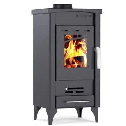 Σόμπα ξύλου 7Kw από χάλυβα 2.5mm χαμηλής κατανάλωσης καυσίμου και αυξημένος βαθμός απόδοσης
