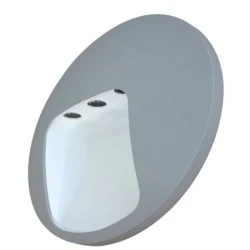 Απλίκα επίτοιχη OVY 3W 230V SMD EPISTAR LED 3000k θερμό λευκό φως 125lm γκρι Απλίκα επίτοιχη OVY 3W 230V SMD EPISTAR LED 3000k θερμό λευκό φως 125lm γκρι