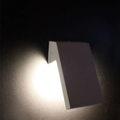 Απλίκα επίτοιχη LETE 6W 230V SMD EPISTAR LED 3000k θερμό λευκό φως 230lm γκρι