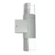 Επιτοίχια απλίκα UP-DOWN CLEAR 2W 230V LED 3000k θερμό λευκό φως GREY εξωτερικού χώρου IP44