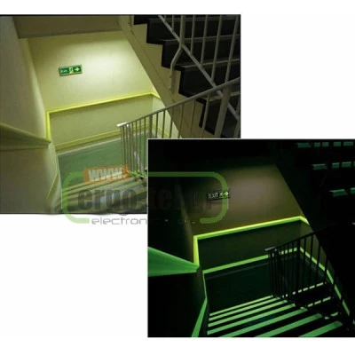 Φωτιτικό ασφαλείας LED επίτοιχο 2W 230V TEST BUTTON 100lm ψυχρό λευκό φως 6000k με αυτονομία 3h