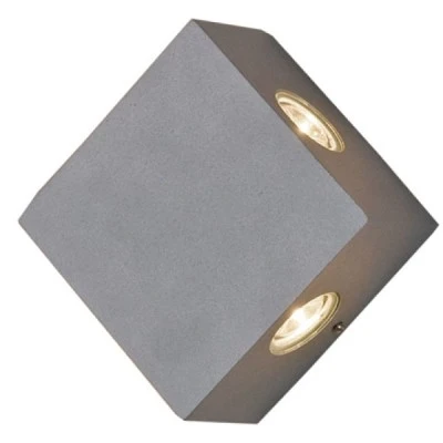 Επίτοιχη LED απλίκα 4 δεσμών 3000k θερμό λευκό φως 4X1W 230V AC 312lm στεγανό IP54