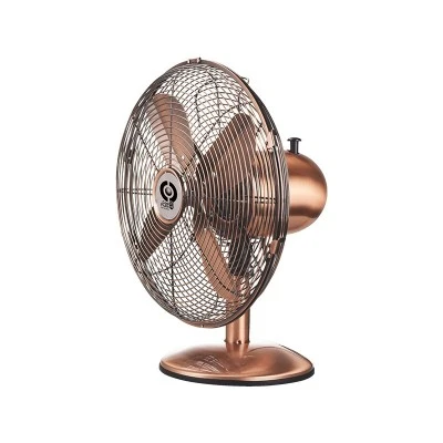 Ανεμιστήρας μπρονζέ 40W επιτραπέζιος 12" αθόρυβης λειτουργίας με 4 μεταλλικά πτερύγια Ανεμιστήρας μπρονζέ 40W επιτραπέζιος 12" αθόρυβης λειτουργίας με 4 μεταλλικά πτερύγια