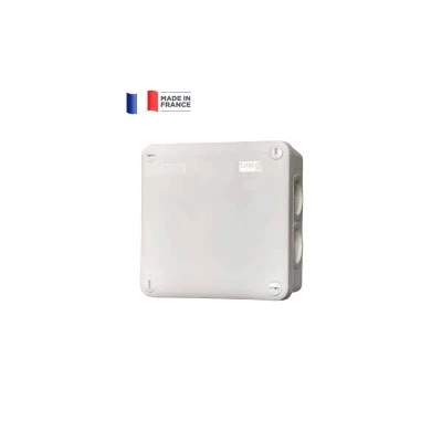Στεγανό κουτί διακλάδωσης 105x105x55mm με 8 εισόδους καλωδίων Στεγανό κουτί διακλάδωσης 105x105x55mm με 8 εισόδους καλωδίων