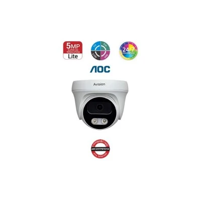 AOC μεταλλική κάμερα εξωτερικού χώρου ART-D5/20 FULL COLOR 5MP Lite με 4 τεχνολογίες TVI/AHD/CVI/CVBS