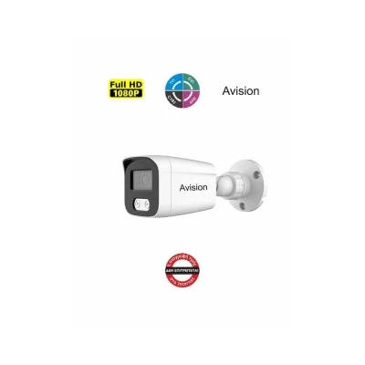 Πλαστική bullet κάμερα εξωτερικού ART-E1080PL/2.8 IP66 2MP 2.8mm 4in1 IR 20m λευκό