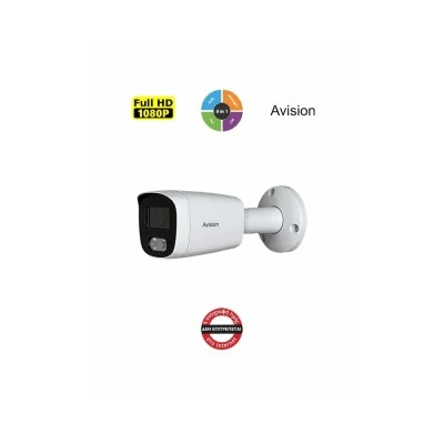 Μεταλλική bullet κάμερα εξωτερικού ART-E1080W/3.6 IP66 2MP 3.6mm 4in1 IR 25m λευκό