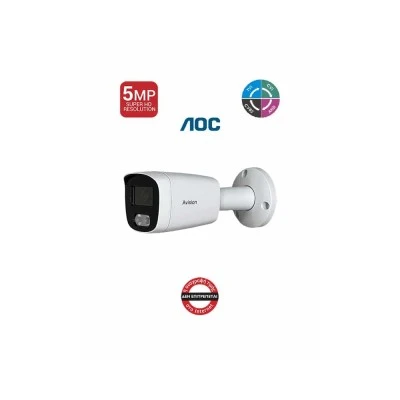 AOC μεταλλική κάμερα εξωτερικού χώρου ART-E5W/2.8 TVI 5MP με φακό 2.8mm & IR 20m