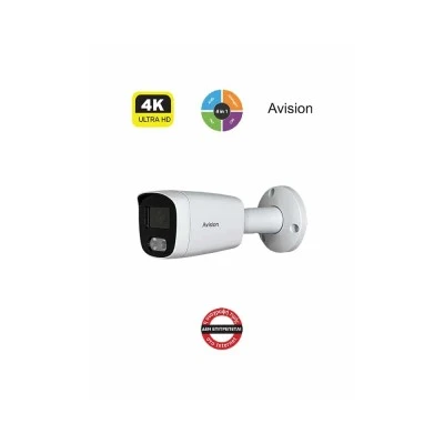Μεταλλική κάμερα εξωτερικού χώρου 8MP ART-E8W με 4 τεχνολογίες TVI/AHD/CVI/CVBS