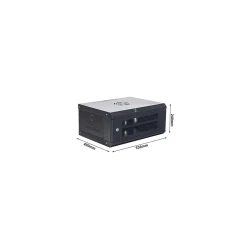Επιτοίχο RACK 4U AR-530-4U με γυάλινη πόρτα & αποσπώμενα πλαϊνά Επιτοίχο RACK 4U AR-530-4U με γυάλινη πόρτα & αποσπώμενα πλαϊνά