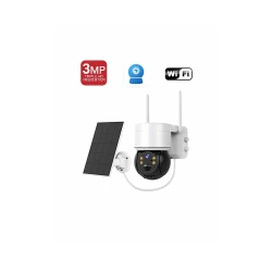 WIFI PAN TILT IP Κάμερα εξωτερικού χώρου H.265 με ηλιακό πάνελ 3MP WIFI PAN TILT IP Κάμερα εξωτερικού χώρου H.265 με ηλιακό πάνελ 3MP
