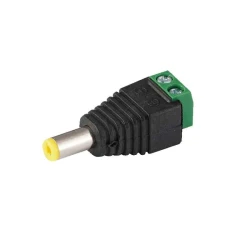 Βύσμα τροφοδοσίας DC αρσενικό 5.5x2.1mm σε κλέμα