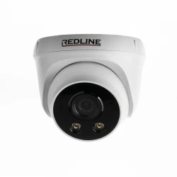 Κάμερα ασφαλείας τύπου Dome REDLINE DC-553SWL AHD/TVI/CVI 5MP με φακό 2,8mm και φωτισμό Warm Light