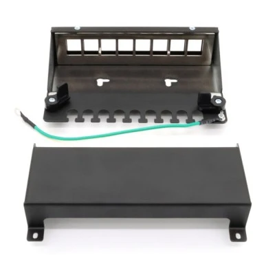 Επιτοίχιο patch panel 8 θυρών για μονάδες Keystone 1U μεταλλικό μαύρο ARLI 1358 171x111.4x44.4mm Επιτοίχιο patch panel 8 θυρών για μονάδες Keystone 1U μεταλλικό μαύρο ARLI 1358 171x111.4x44.4mm