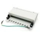 Επιτοίχιο patch panel 8 θυρών για μονάδες Keystone 1U μεταλλικό γκρι ARLI 1359 171x111.4x44.4mm