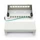Επιτοίχιο patch panel 8 θυρών για μονάδες Keystone 1U μεταλλικό γκρι ARLI 1359 171x111.4x44.4mm