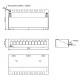 Επιτοίχιο patch panel 12 θυρών για μονάδες Keystone 1U μεταλλικό γκρι ARLI 1361 219x111.4x44.4mm Επιτοίχιο patch panel 12 θυρών για μονάδες Keystone 1U μεταλλικό γκρι ARLI 1361 219x111.4x44.4mm