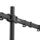 Βάση για 2 οθόνες γραφείου 17″-27″ ARLI 1387 εως 10Kg με αρθρωτό βραχίονα 