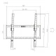Βάση τηλέορασης flat ultra slim για τηλεοράσεις 32"-75" ARLI 13897 με αντοχή έως 45Kg