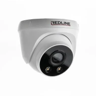 Κάμερα ασφαλείας τύπου Dome REDLINE DC-553SWL AHD/TVI/CVI 5MP με φακό 2,8mm και φωτισμό Warm Light