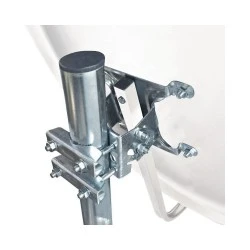 Δορυφορικό κάτοπτρο λευκό ARLI 60cm Offset steel μεγάλης αντοχής σε δύσκολες καιρικές συνθήκες με διπλό σφιγκτήρα