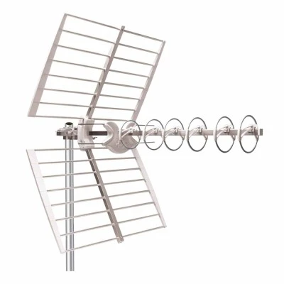 Κεραία τηλεόρασης εξωτερικού χώρου FRACARRO ALPHA10 EVO 5G Loop Yagi με ενσωματωμένο φίλτρο LTE 4G/5G και βύσμα F