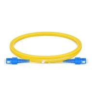 Καλώδιο μονότροπης οπτικής ίνας FRACARRO BR2E-LU-LU-D LC/UPC αρσενικό - LC/UPC αρσενικό 2m Duplex σε κίτρινο χρώμα
