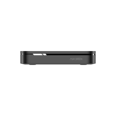 Δέκτης IPTV TV Box AMIKO A14 GREEN Amlogic S905Y5 2GB RAM 16GB Flash Android 14 4K UHD MyTV3 Dual WiFi