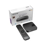 Δέκτης IPTV TV Box AMIKO A14 GREEN Amlogic S905Y5 2GB RAM 16GB Flash Android 14 4K UHD MyTV3 Dual WiFi