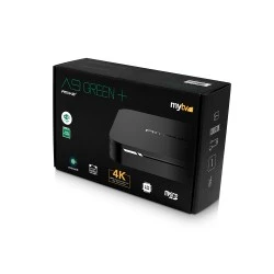 Δέκτης IPTV TV Box AMIKO A9 GREEN+ Amlogic S905w2 2GB RAM 16GB Flash Android 11 8K UHD Dual Band WiFi