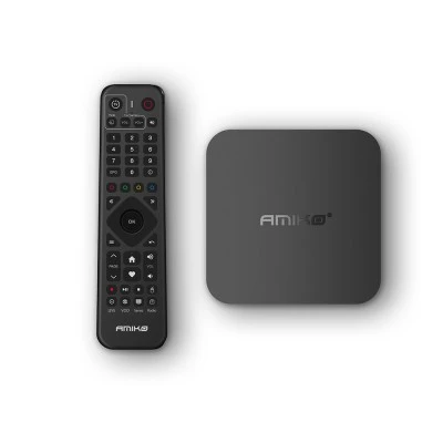 Δέκτης IPTV TV Box AMIKO A9 GREEN+ Amlogic S905w2 2GB RAM 16GB Flash Android 11 8K UHD Dual Band WiFi