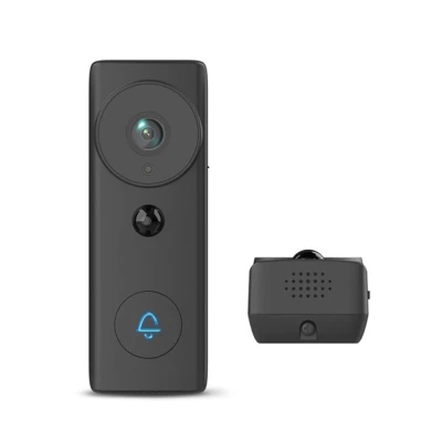 Ασύρματο κουδούνι πόρτας AXRED DB-100 με κάμερα 3MP 1296P ανίχνευση κίνησης PIR & αμφίδρομη επικοινωνία με εσωτερικό chime