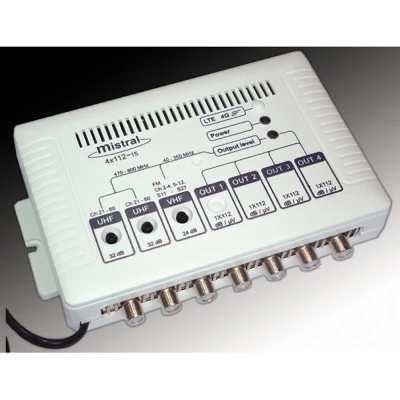 Ενισχυτής κεντρικός MISTRAL 4X112 5G 40 dB -239