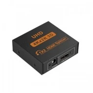 Διαχωριστής HDMI splitter 2 θυρών (1/2) 4K 1080p με ενίσχυση σήματος και HDCP