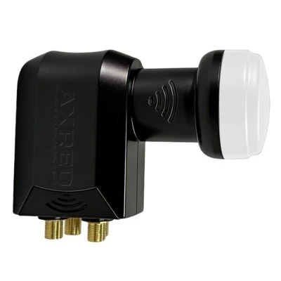 LNB Quattro τετραπλό AXRED LX44 Gold Line για συστήματα Multiswitch, χαμηλού θορύβου 0.1dB συμβατό με DVB-S2