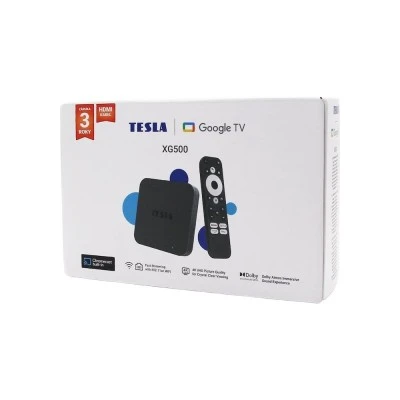 Δέκτης IPTV TV Box TESLA XG500 Certified Google TV Amlogic S905Y4 2GB DDR4 16GB Flash 4K UHD Dual WiFi