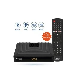 Υβριδικός Δορυφορικός Δέκτης & IPTV TV Box FOBEM VISION S H618 DVB-S2 4GB RAM 32GB ROM 6K Dual WiFi Voice Remote