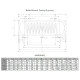 Ηλιακός επιλεκτικός θερμοσίφωνας Bartec Premium Glass INOX 430BA 120L/2,00m² τριπλής ενέργειας για ταράτσα